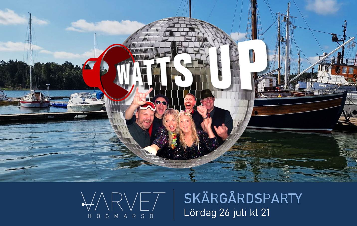 Watts Up Coverband Stockholm ABBA tribute Partyband